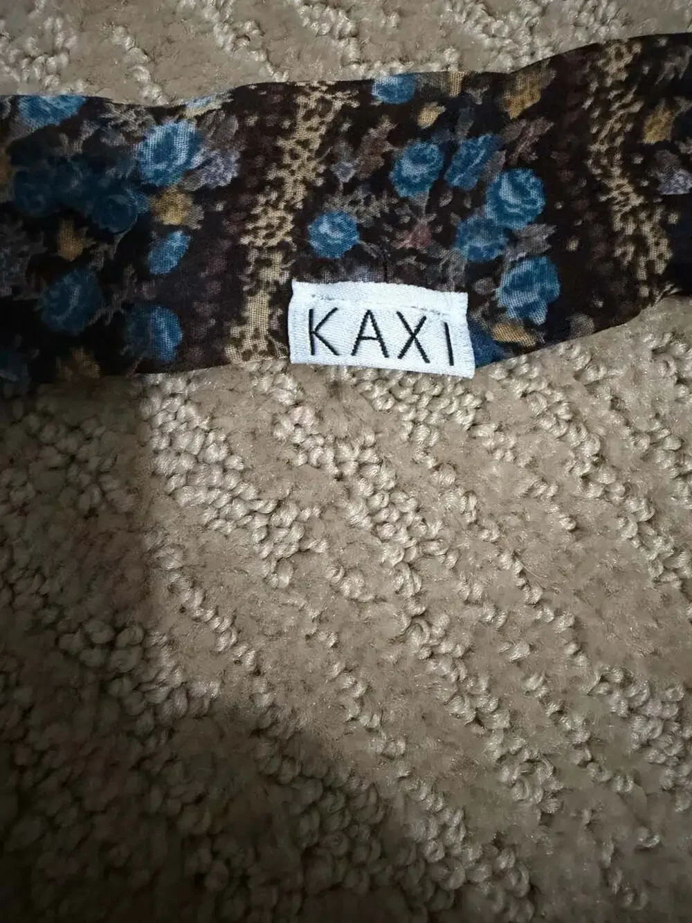 KAXI Floral Print Bow Scrunchie